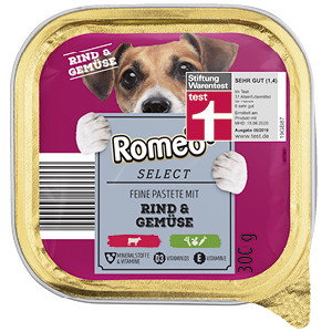 sehr gut im Test von Stiftung Warentest 06/2019: Romeo Select Feine Pastete (Aldi Süd)